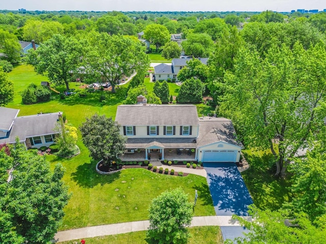 1101 S Nightingale Dr, Palatine, IL 60067 - aerial view of property and surrounding area