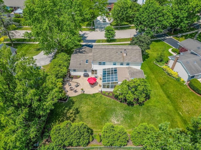 1101 S Nightingale Dr, Palatine, IL 60067 - view from above of property