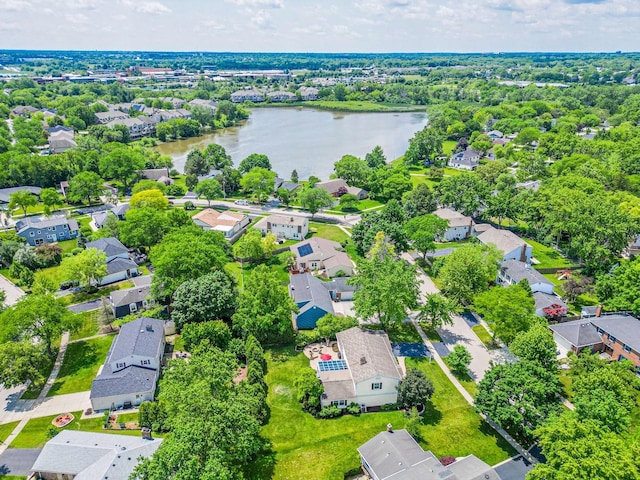 1101 S Nightingale Dr, Palatine, IL 60067 - aerial perspective of suburban area with a large body of water