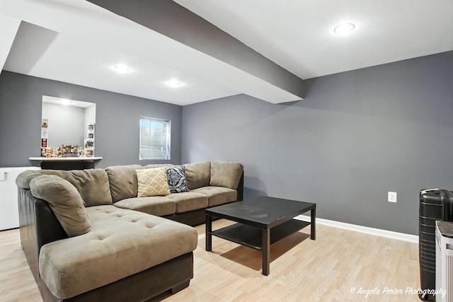 28912 Sawmill Ln, Lakemoor, IL 60051 - living area with light wood finished floors and recessed lighting