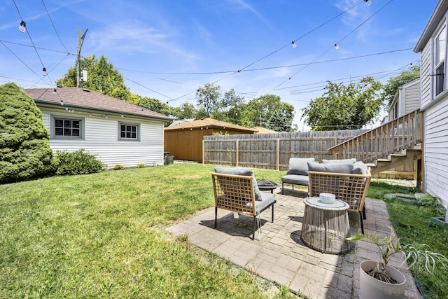 5912 W Grace St, Chicago, IL 60634 - view of yard featuring a patio area