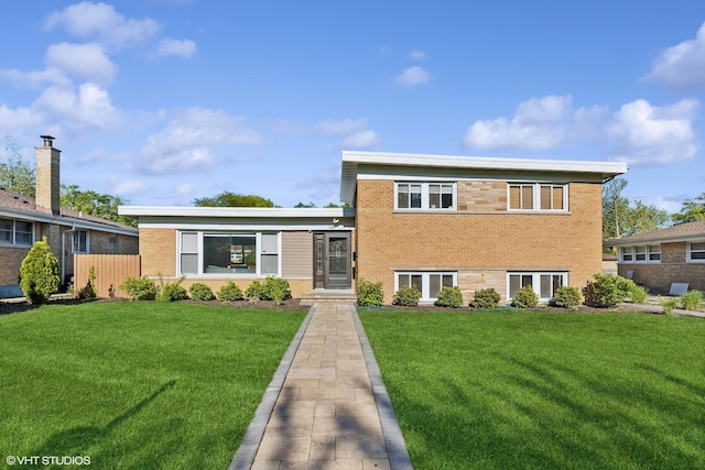 9351 Kostner Ave, Skokie, IL 60076 - tri-level home with brick siding