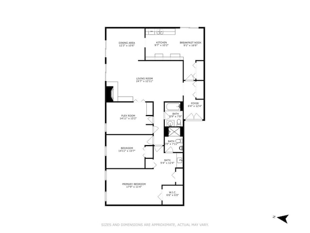 1S055 Spring Rd Unit 2B, Oakbrook Terrace, IL 60181 - view of property floor plan