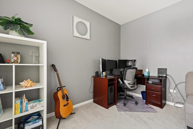 755 Rockhurst Rd, Bolingbrook, IL 60440 - carpeted home office featuring baseboards