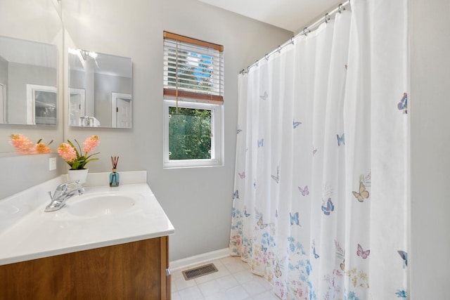 755 Rockhurst Rd, Bolingbrook, IL 60440 - bathroom featuring vanity and a shower with shower curtain