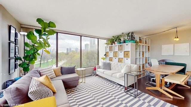 view of living area