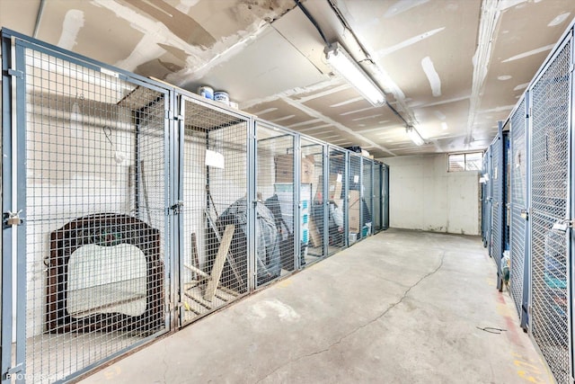 view of storage room