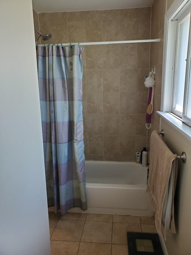 237 Sumac Ln, Schaumburg, IL 60193 - full bathroom with tile patterned floors and shower / tub combo