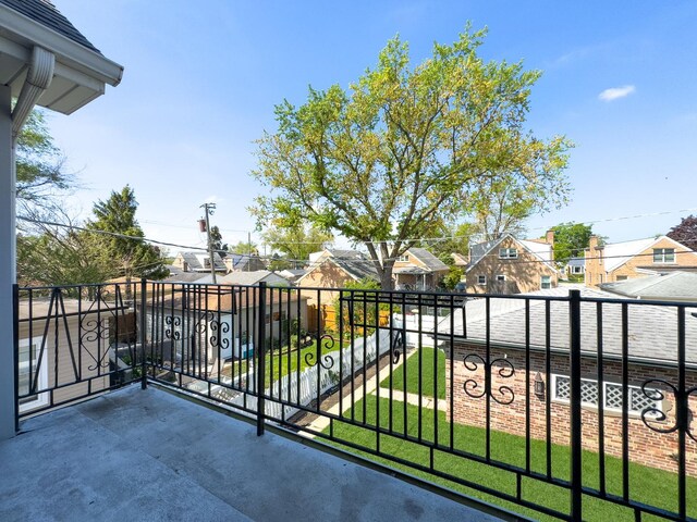 8024 N Odell Ave, Niles, IL 60714 - balcony featuring a residential view