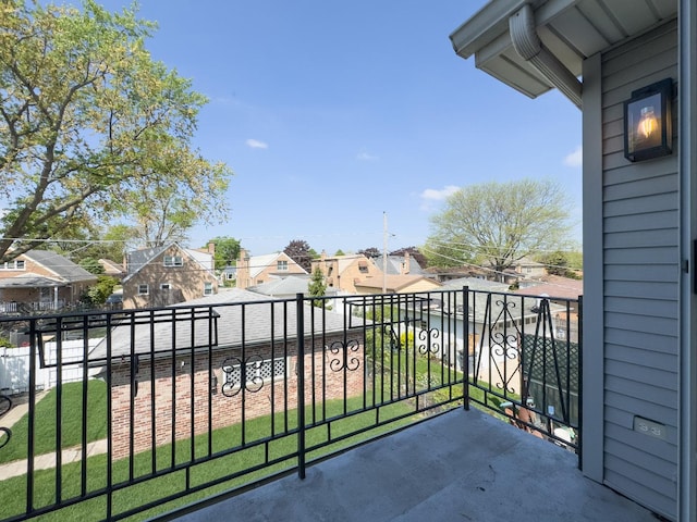 8024 N Odell Ave, Niles, IL 60714 - balcony featuring a residential view