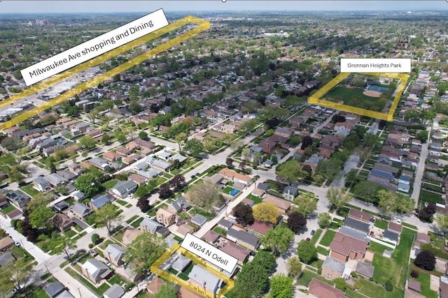 8024 N Odell Ave, Niles, IL 60714 - map of property location