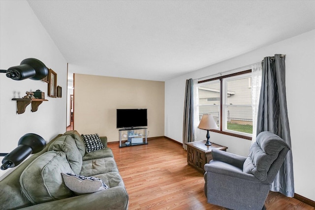 2908 Rolling Acres Dr, Champaign, IL 61822 - living area featuring light wood-type flooring and baseboards
