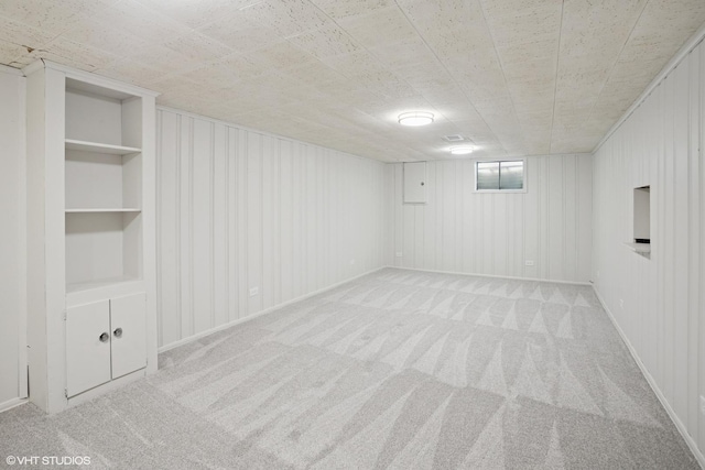 43 N Mount Prospect Rd, Des Plaines, IL 60016 - finished basement with carpet flooring and built in features