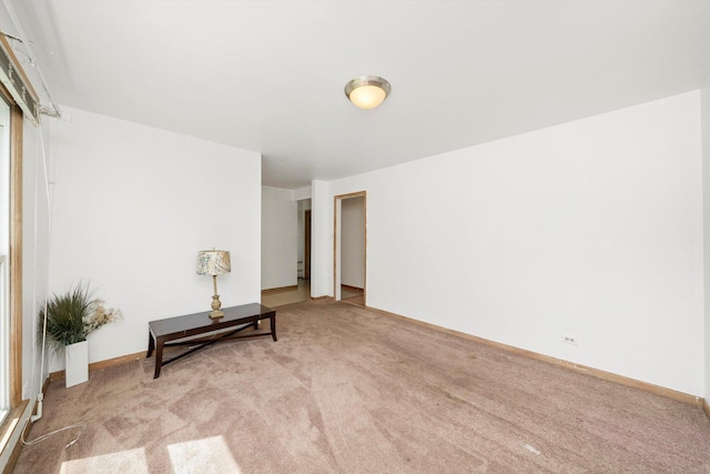 17714 Dogwood Ln, Hazel Crest, IL 60429 - spare room with light colored carpet and baseboards
