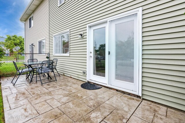 3724 Monitor Dr, Hanover Park, IL 60133 - view of patio / terrace featuring outdoor dining space