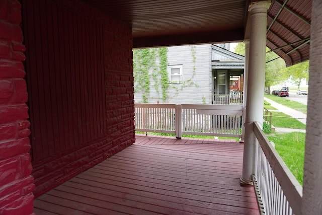 7225 S Princeton Ave, Chicago, IL 60621 - wooden terrace with a porch