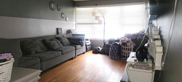3355 W 65th St, Chicago, IL 60629 - living area with wood finished floors