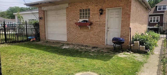 3355 W 65th St, Chicago, IL 60629 - view of outdoor structure featuring a garage