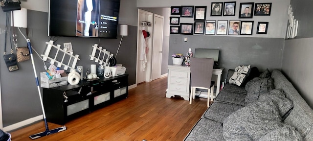 3355 W 65th St, Chicago, IL 60629 - home office featuring wood finished floors