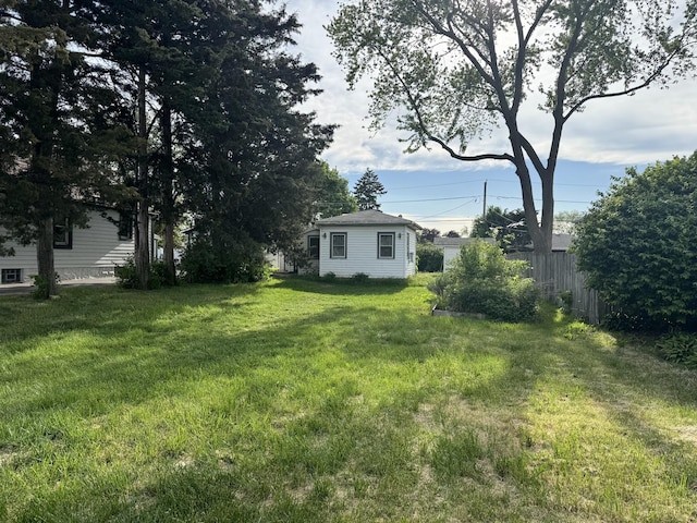 view of yard