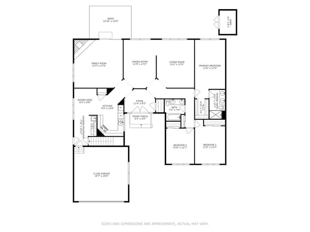 1118 W Keating Dr, Arlington Heights, IL 60005 - floor plan / room layout