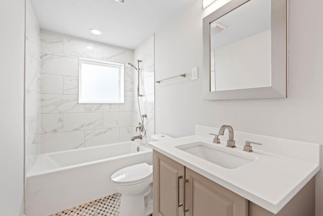 44 Cranbrook Dr, Des Plaines, IL 60016 - full bath with toilet, bathtub / shower combination, and vanity
