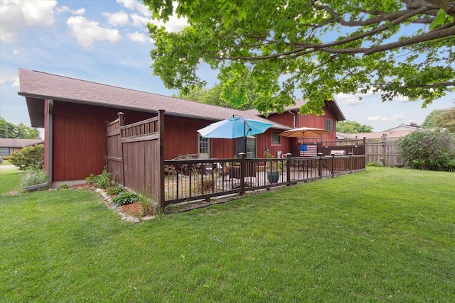 608 E Webster St, Polo, IL 61064 - view of yard with a patio area