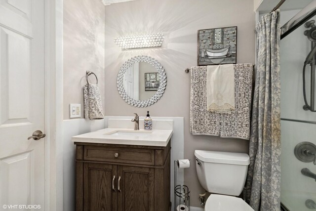 565 Shorely Dr Unit 202, Barrington, IL 60010 - full bath featuring vanity, toilet, and shower / bathtub combination with curtain