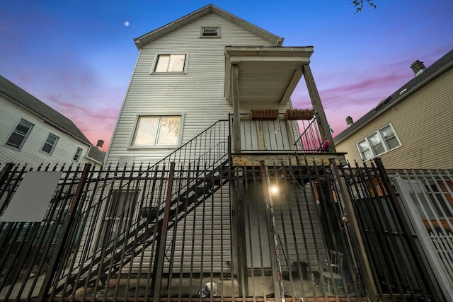 4446 S Wood St, Chicago, IL 60609 - view of front facade featuring a gate
