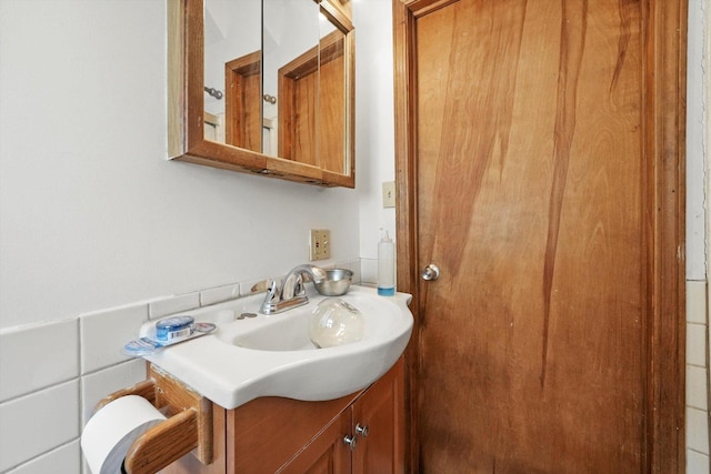4446 S Wood St, Chicago, IL 60609 - half bathroom featuring vanity and toilet