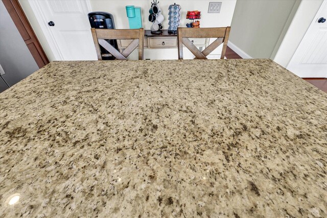 31 Lodge Trl, Monticello, IL 61856 - kitchen view of light stone countertops and baseboards