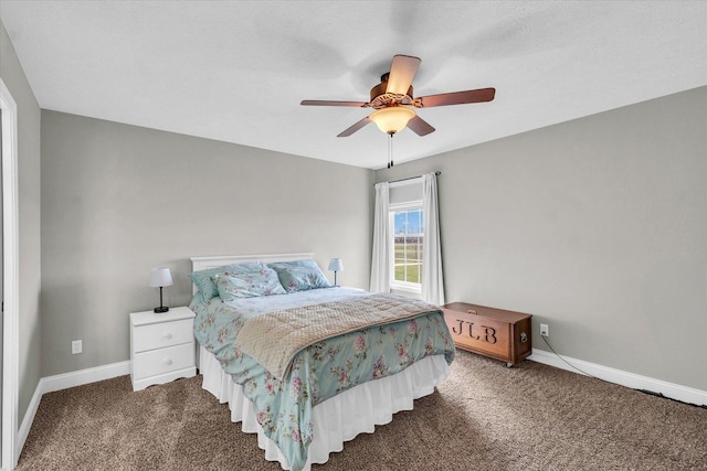31 Lodge Trl, Monticello, IL 61856 - bedroom with carpet floors, baseboards, and ceiling fan