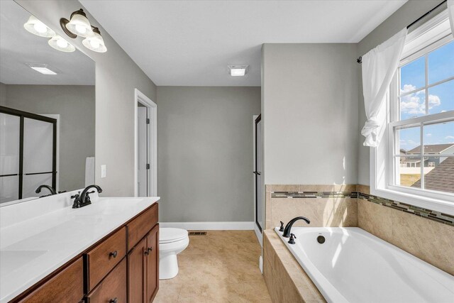 31 Lodge Trl, Monticello, IL 61856 - bathroom with healthy amount of natural light, a stall shower, and a bath