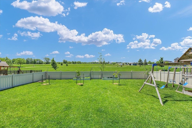 31 Lodge Trl, Monticello, IL 61856 - view of yard with a playground