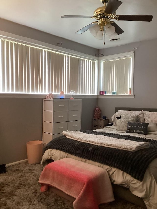 237 Marquette St, Park Forest, IL 60466 - bedroom with carpet flooring and ceiling fan