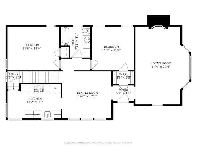 2017 N New England Ave, Chicago, IL 60707 - home floor plan