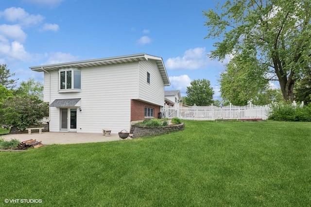 18457 Virginia Ln, Mokena, IL 60448 - back of property featuring a patio