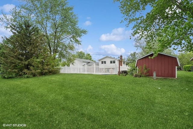 18457 Virginia Ln, Mokena, IL 60448 - view of yard with an outbuilding