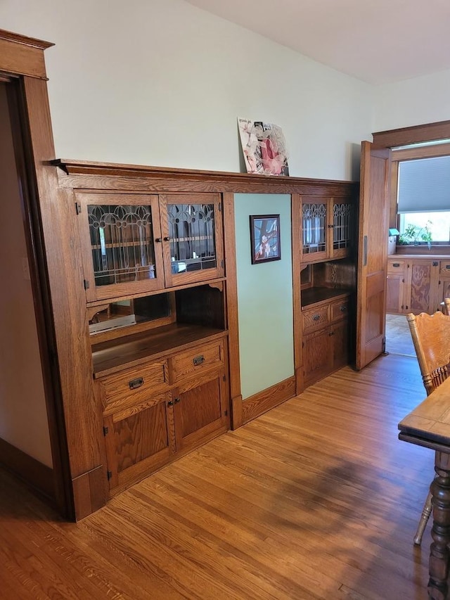 442 High St, Buda, IL 61314 - hallway with light wood-style floors