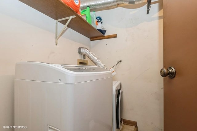 6437 Oak Forest Ave Unit 1E, Tinley Park, IL 60477 - washroom featuring separate washer and dryer