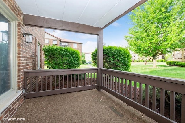 6437 Oak Forest Ave Unit 1E, Tinley Park, IL 60477 - view of covered porch