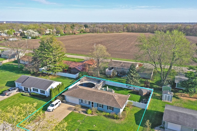 9 Maplewood Ln, Ottawa, IL 61350 - aerial view of property and surrounding area featuring property parcel outlined