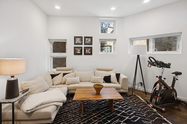 832 W Wolfram St, Chicago, IL 60657 - living room with wood finished floors, recessed lighting, and baseboards