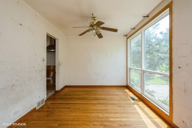 9011 Menard Ave, Morton Grove, IL 60053 - view of unfurnished sunroom