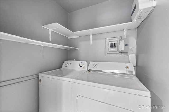 2756 Lancaster Dr, Markham, IL 60428 - laundry area with independent washer and dryer and electric panel