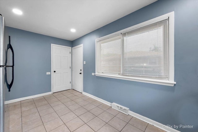 2756 Lancaster Dr, Markham, IL 60428 - unfurnished room featuring baseboards, light tile patterned flooring, and recessed lighting