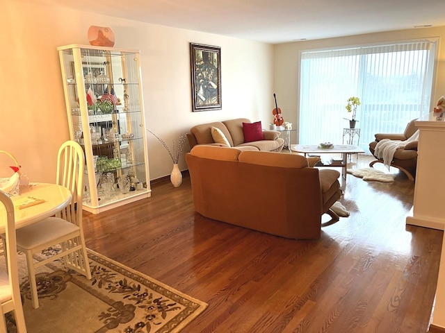 8001 W Courte Dr Unit 307, Niles, IL 60714 - living area with wood finished floors