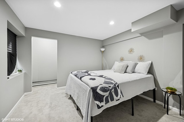319 Carole St, Sugar Grove, IL 60554 - carpeted bedroom featuring baseboards and recessed lighting