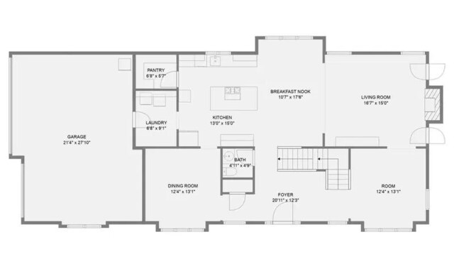 349 Home Ave, Itasca, IL 60143 - floor plan / room layout