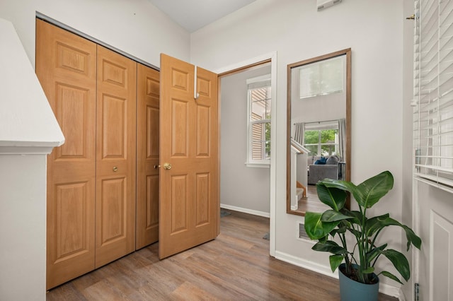 1481 Cambria Dr Unit 1, Dekalb, IL 60115 - entryway featuring wood finished floors and baseboards